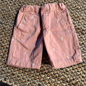 Crewcuts Light Pink Skull Shorts
